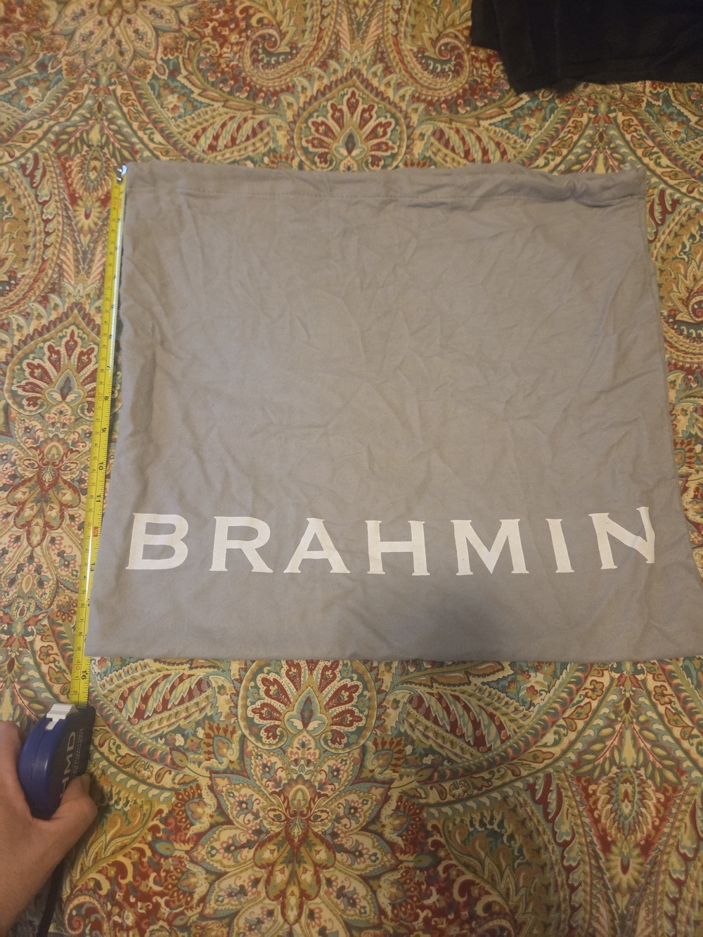 Brahmin Dust Bag in Light Gray